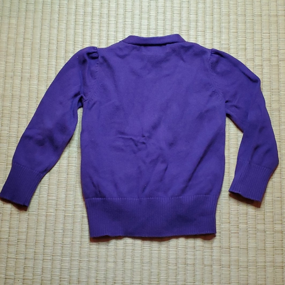 Ralph Lauren Signature Cardigan w/ Logo Buttons 2T - Picture 4 of 5